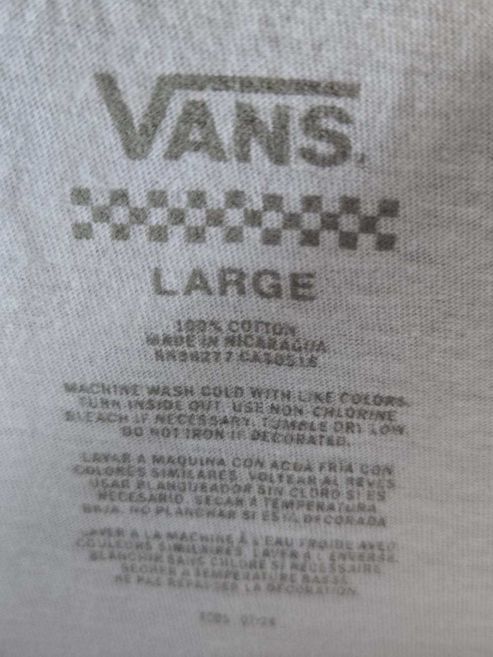 Vans White Tee with Yellow & Green Graphic - Picture 3 of 3